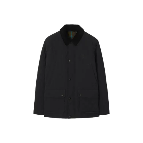 Burberry Хлопковый пуховик Мужской Черный