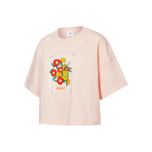 PUMA x THE BEAST T-рубашка Женская Розовая