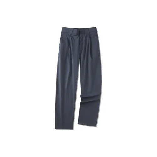 SHANTREE Повседневные брюки Унисекс Темно-серый