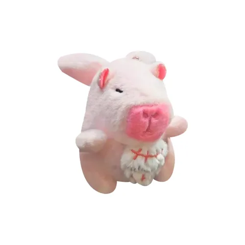 Happy Fish Мультяшный Капибара Крылья Ласточкин хвост Активированный Брелок Капибара Куклы Плюшевый Брелок 12 см Рекомендуемая высота