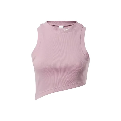 Reebok CL WDE Cropped RIB TANK Топ Женский Лиловый