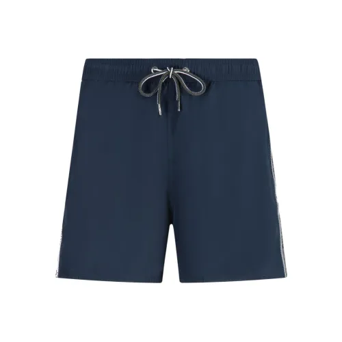 EMPORIO ARMANI SS24 Повседневные шорты Мужские Темно-синие