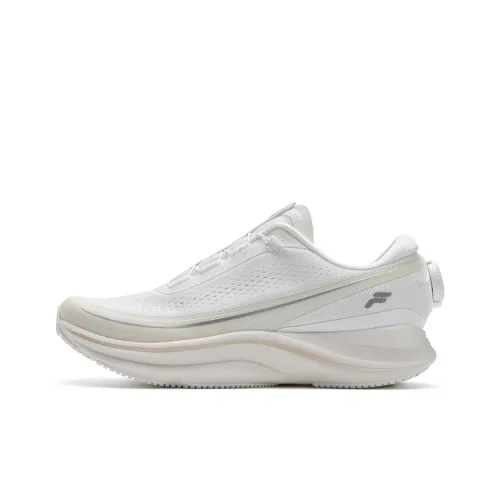 FILA BOA Амортизаторы Shock Abrasion Resistant Slip Resistant MID Топ Беговые кроссовки Женские Стандартный белый