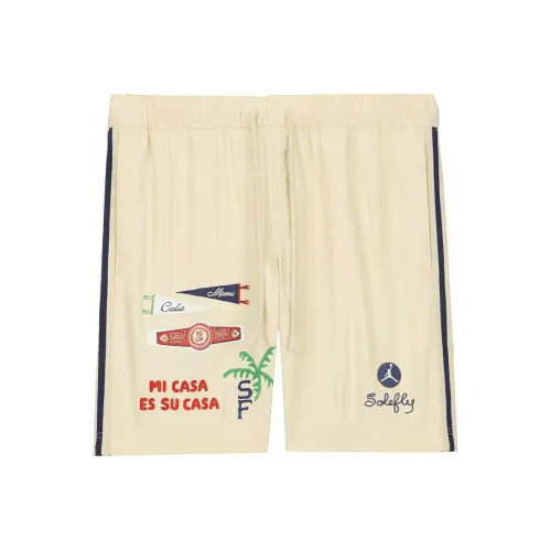 Jordan x SoleFly Повседневные шорты Мужские Экрю