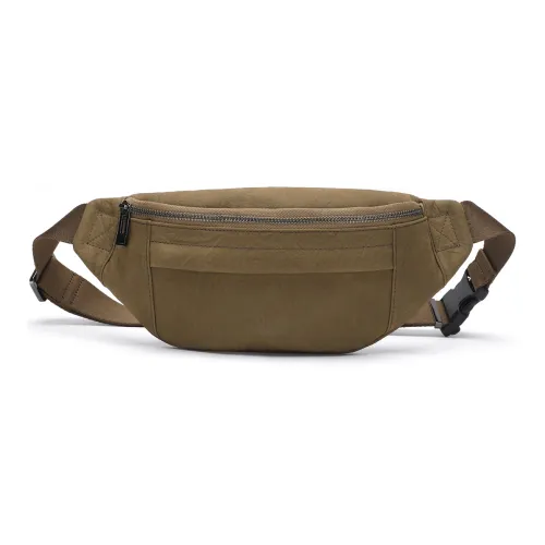 ELLE HOMME Корова Кожа Бананка Стандартная Мужская Хаки