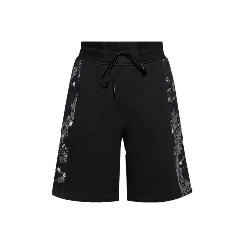 VERSACE JEANS COUTURE Повседневные шорты Мужские Черные