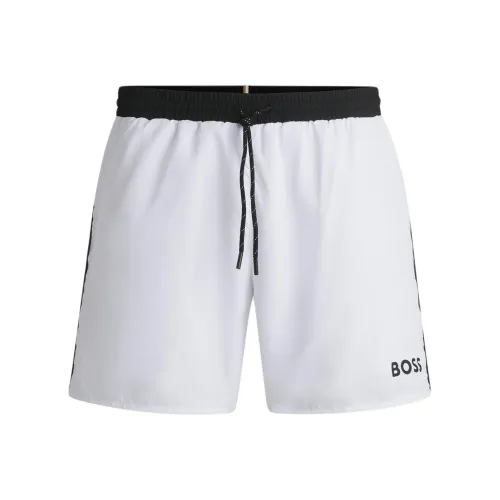 Hugo Boss Пляжные шорты Мужские Белые