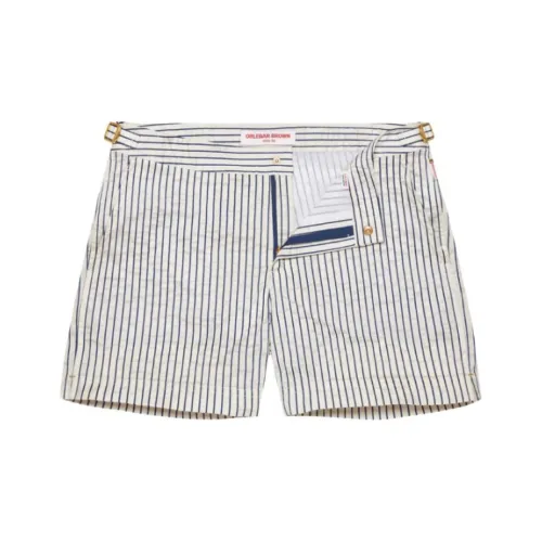 Orlebar Brown Пляжные шорты Мужские Белые