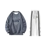 Комплект одежды (Темно-серый + Белый)