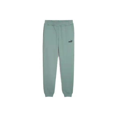 PUMA Essentials No. 1 Вязаные тренировочные брюки мужские зеленые