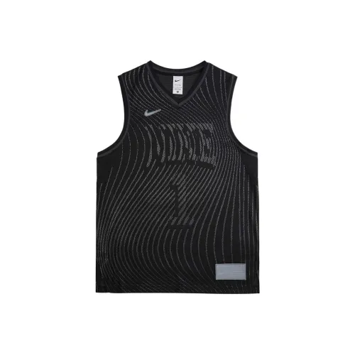 Nike Баскетбольная Джерси Мужская Черная