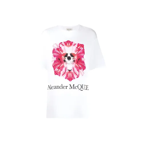 Alexander McQueen T-рубашка Женская Белая