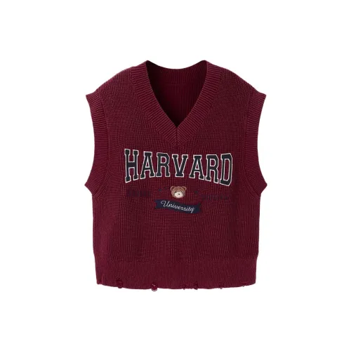 LEDIN Майка Женская Темно-Красная