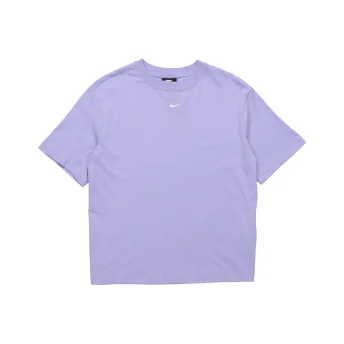 nike Sportswear Комплект с короткими рукавами T-рубашка Женская Светло-фиолетовая