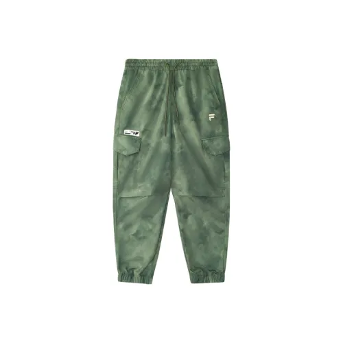 FILA FUSION Повседневные брюки Мужские Военный зеленый