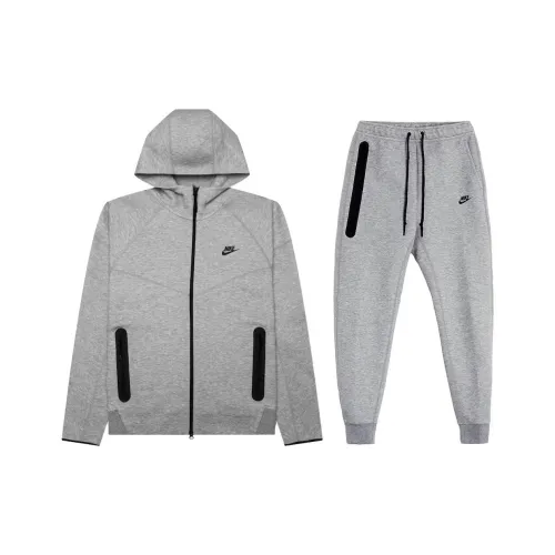 Nike Sportswear Tech Fleece Full Zip Hoodie Повседневная спортивная одежда Мужской Серый