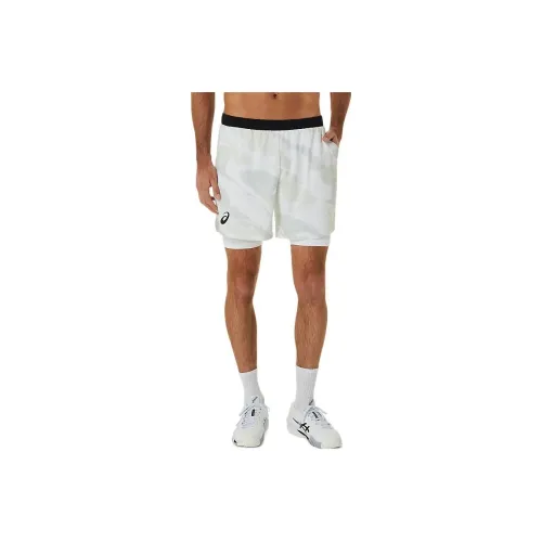 ASICS MATCH GRAPHIC Bright White Men's Casual Shorts