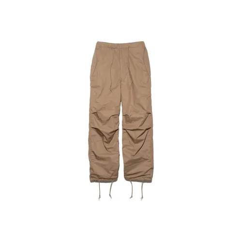 NANAMICA 2024 Осенне-зимняя коллекция Светло-коричневые унисекс повседневные брюки