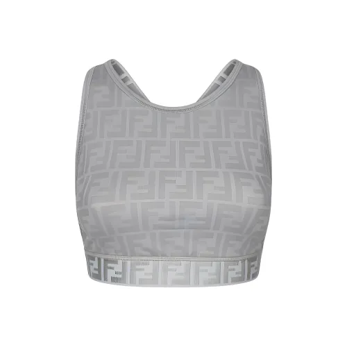 FENDI Серые Женские Майки
