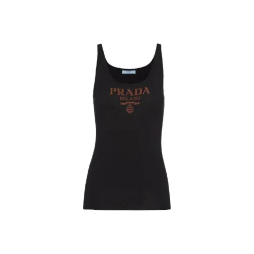 PRADA SS23 Майка Женская Черная