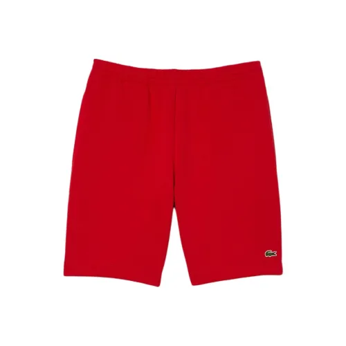 LACOSTE Повседневные шорты Мужские Красные