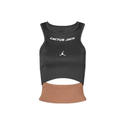 Travis Scott x Air Jordan Футболка Женская Черная