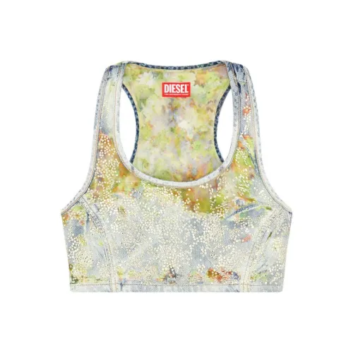 DIESEL Майка Женская Светло-Синяя