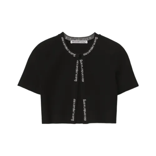 alexander wang Черные Женские Короткие Топы