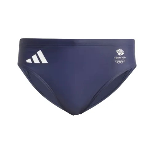 Adidas Британская команда по плаванию OLYMPICS Коллекция Команда GB Плавание Шорты для плавания Плавательные шорты Мужские Синий