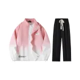 Розовый 8890A + Черный Повседневные Штаны