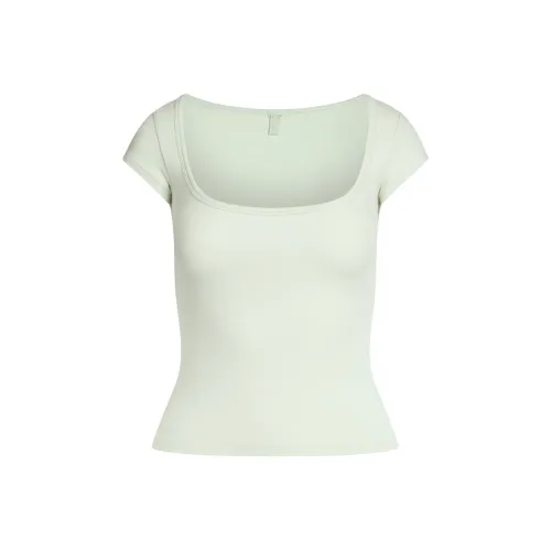 SKIMS T-рубашка Женская Мятный Мятный