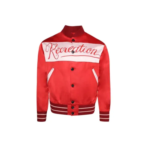 Bode SS25 Куртки и Пальто Унисекс Красный