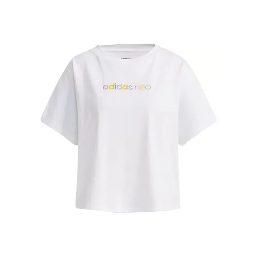 ADIDAS NEO КРОП ТОП Женский Белый