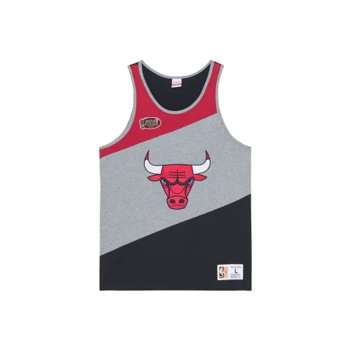 MITCHELL NESS Баскетбольная Джерси Унисекс Серый Черный Многоцветный