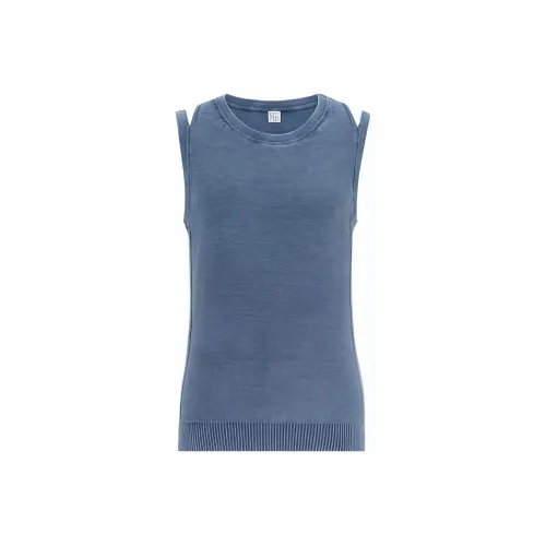 MEIYANG Винтажные синие женские майки