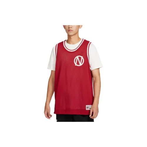 Nike Red Мужская баскетбольная футболка