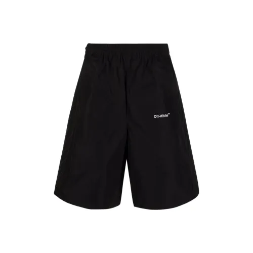 Off Белый SS22 Черный Мужские Спортивные Шорты