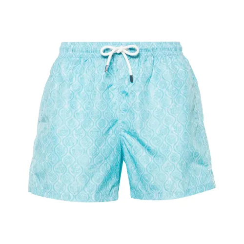 FEDELI Пляжные шорты Мужские Aqua Blue