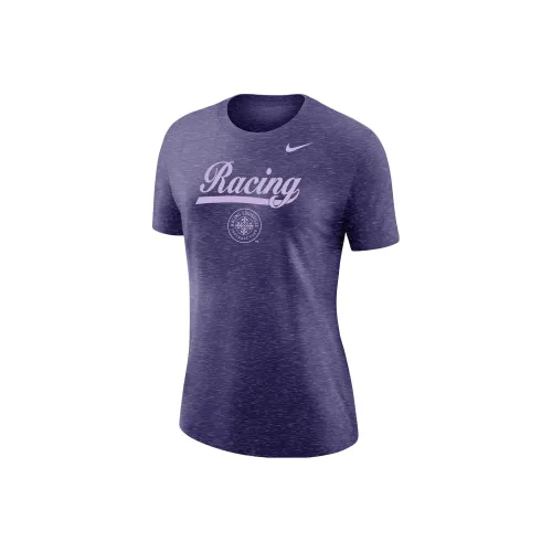 NIKE Фиолетовые Женские Футболки