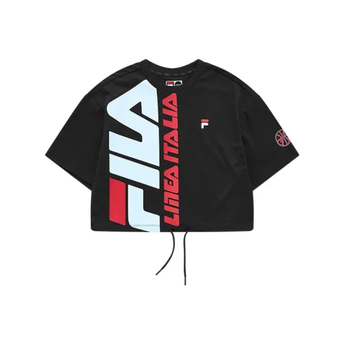 FILA FUSION T Рубашка Женская Темно-Черная