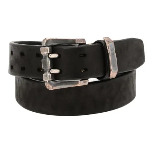 AVIREX Кожаные ремни Унисекс Черный 3,5CM