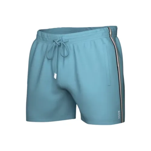 Hugo Boss Пляжные шорты Мужские Светло-синие