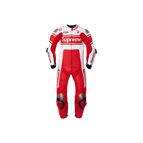Supreme X DUCATI X DAINESE Гоночный костюм Унисекс Красный