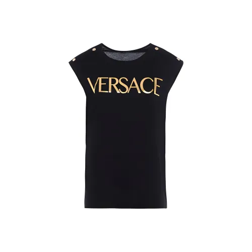 VERSACE SS23 T Рубашка Женская Черная