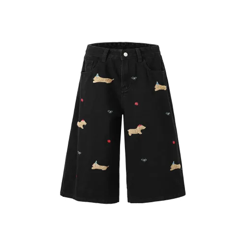 BRYAN JIMENEZ Джинсовые шорты Унисекс