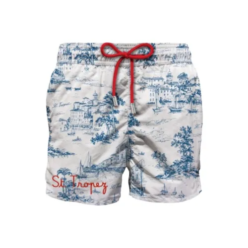 MC2 SAINT BARTHELEMY Пляжные шорты Мужские Синие