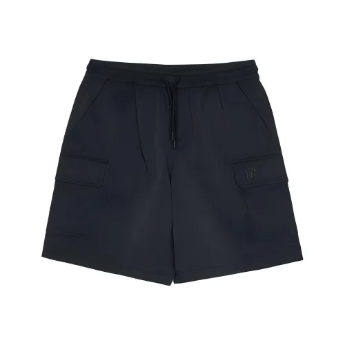 Mlb Base Logo Базовый New York Yankees Gofcore Шорты карго Унисекс Черный