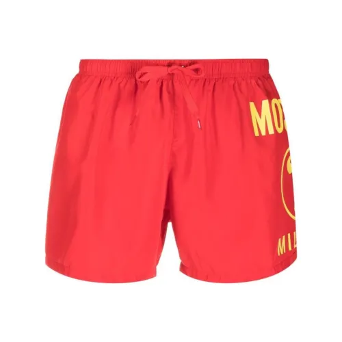 MOSCHINO Плавательные шорты Мужские Красные