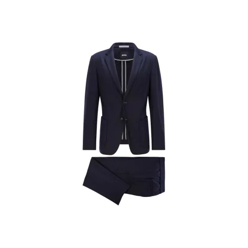 Hugo Boss SS22 Бизнес-костюм Мужской Темно-синий