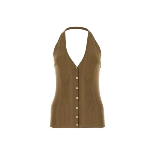 PRADA Коричневые Женские Майки